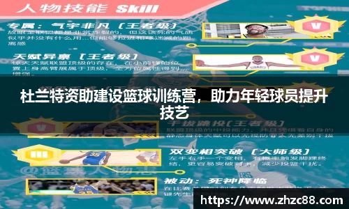 杜兰特资助建设篮球训练营，助力年轻球员提升技艺